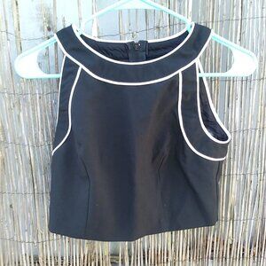 Rampage Clothing R-Wear Black & White Cropped Sleeveless Tank Women's - 5